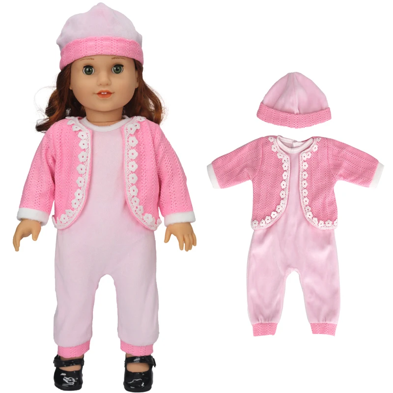 18 Inch American Og Girl Doll Fashion Dress 40Cm Baby Dolls Clothes Wears Kids Girl Birthday Gifts