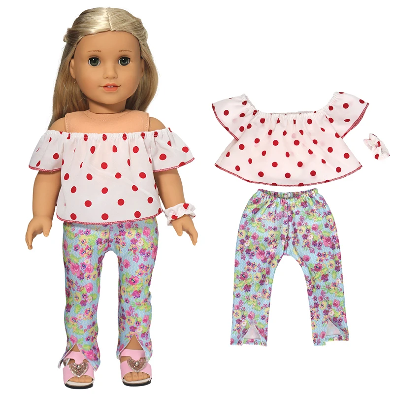 18 Inch American Og Girl Doll Fashion Dress 40Cm Baby Dolls Clothes Wears Kids Girl Birthday Gifts