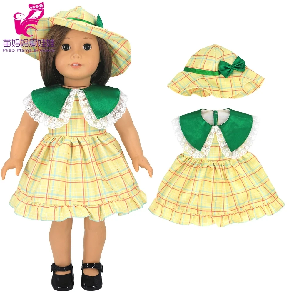 18 Inch American Og Girl Doll Fashion Dress 40Cm Baby Dolls Clothes Wears Kids Girl Birthday Gifts