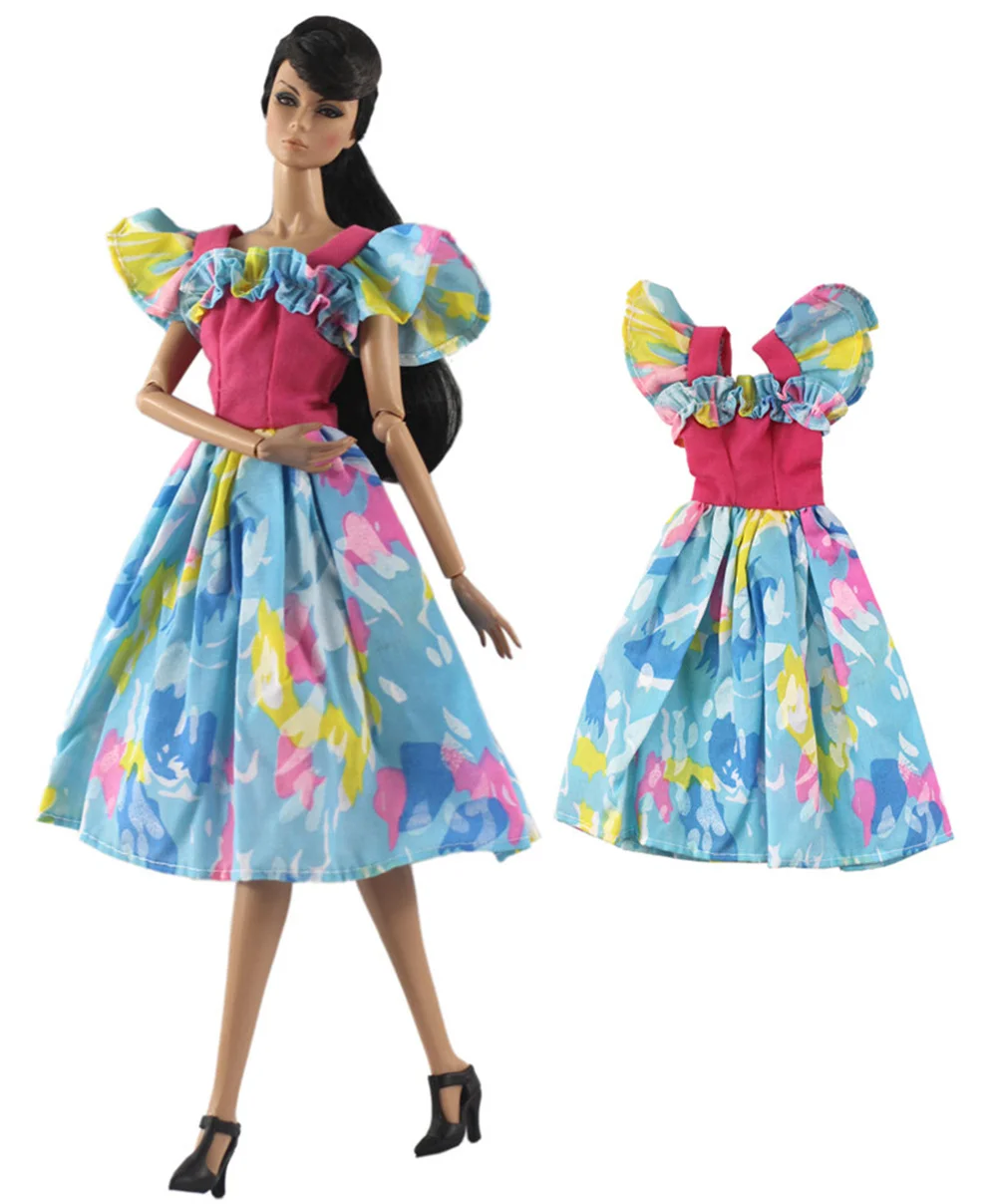 Handmade BABI Doll Clothes Dress Gown for 11.5 inch 30cm Doll Clothes Many Style Gifts for BABI doll accessories #04
