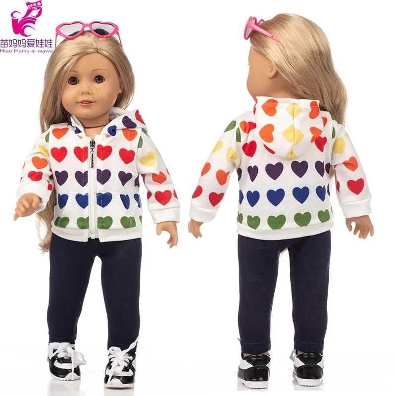 18" American Og Girl Doll Winter Clothes Coat 43 cm Reborn Baby Doll Outfit Toys Wears