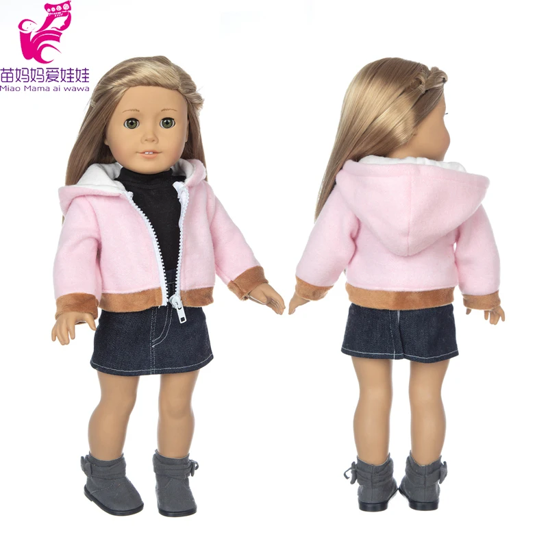 18" American Og Girl Doll Winter Clothes Coat 43 cm Reborn Baby Doll Outfit Toys Wears