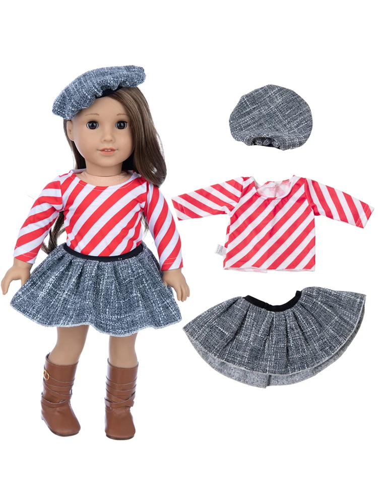 18" American Og Girl Doll Winter Clothes Coat 43 cm Reborn Baby Doll Outfit Toys Wears
