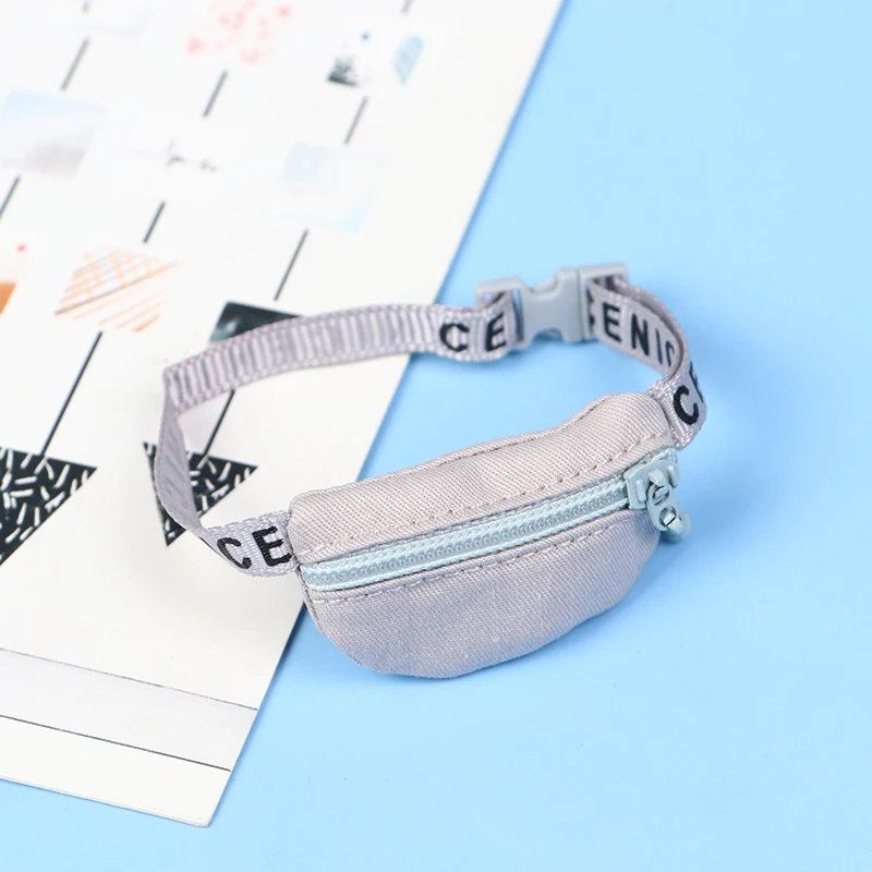 Fashion 1/6 1/8 1/12 Handmade Dolls Bag DIY Doll Toy Backpack Satchel Waist Pack Travel Organizer Bag Belt Bag Accessories Decor