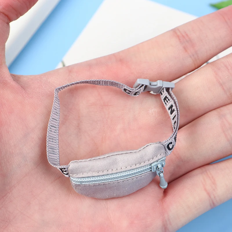 Fashion 1/6 1/8 1/12 Handmade Dolls Bag DIY Doll Toy Backpack Satchel Waist Pack Travel Organizer Bag Belt Bag Accessories Decor