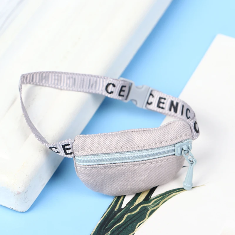 Fashion 1/6 1/8 1/12 Handmade Dolls Bag DIY Doll Toy Backpack Satchel Waist Pack Travel Organizer Bag Belt Bag Accessories Decor