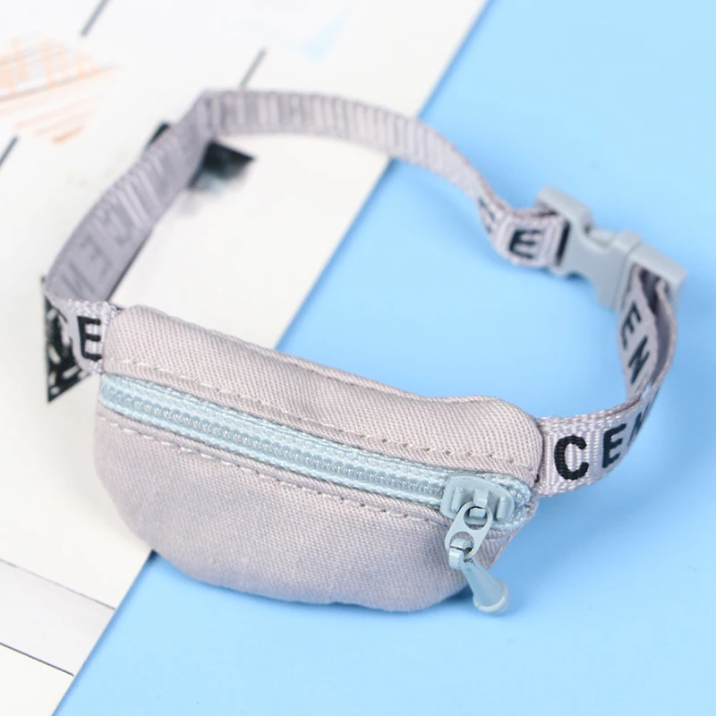 Fashion 1/6 1/8 1/12 Handmade Dolls Bag DIY Doll Toy Backpack Satchel Waist Pack Travel Organizer Bag Belt Bag Accessories Decor