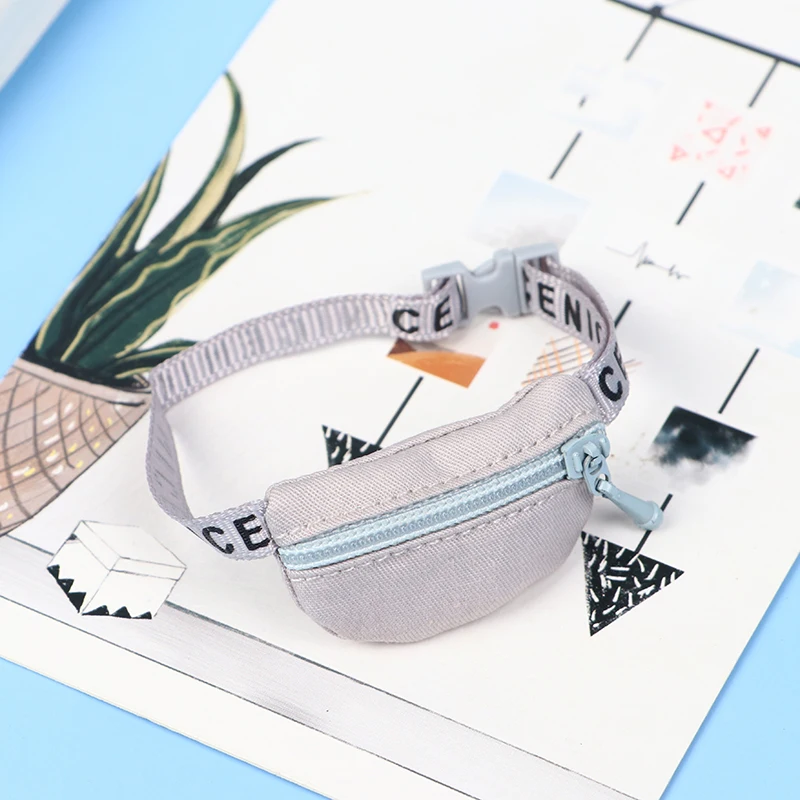 Fashion 1/6 1/8 1/12 Handmade Dolls Bag DIY Doll Toy Backpack Satchel Waist Pack Travel Organizer Bag Belt Bag Accessories Decor