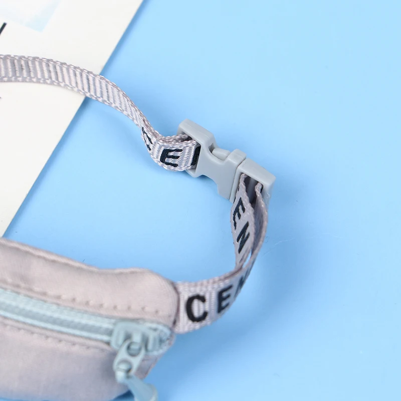 Fashion 1/6 1/8 1/12 Handmade Dolls Bag DIY Doll Toy Backpack Satchel Waist Pack Travel Organizer Bag Belt Bag Accessories Decor
