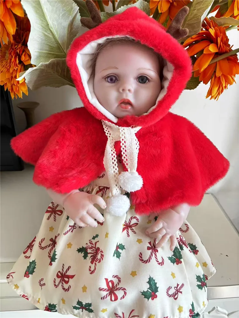 15 Different Styles 50-58cm Silicone Reborn Baby Doll Clothes Hot Sale Dolls Dress With Beautiful Hairband DIY Doll Accessories