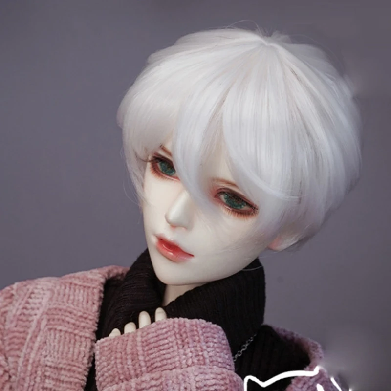 New Style 1/3 1/4 1/6 1/8 Bjd SD Wig Hair High Temperature Cool Short Fiber Wig Wire