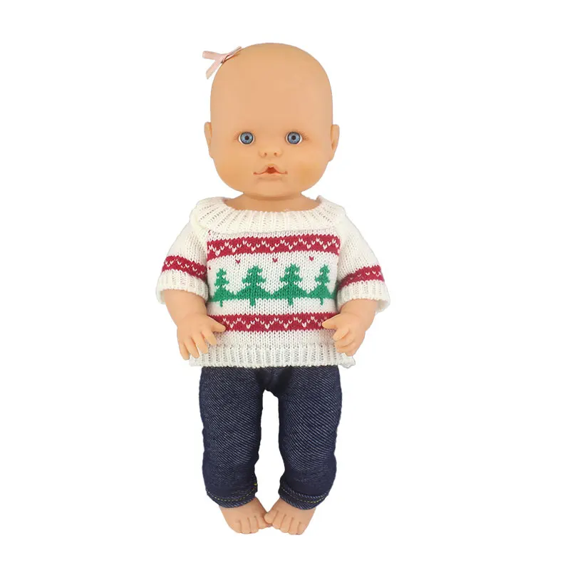 Fashion Doll Sweater Fit For 35cm Nenuco Doll 14inch Nenuco Baby Doll Clothes And Accessories