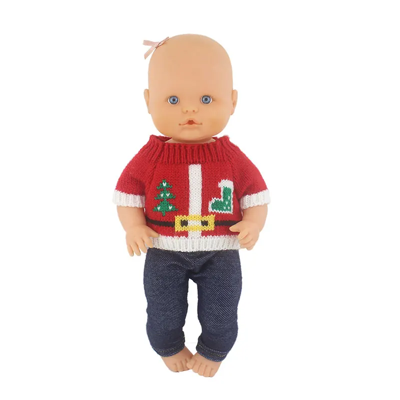 Fashion Doll Sweater Fit For 35cm Nenuco Doll 14inch Nenuco Baby Doll Clothes And Accessories