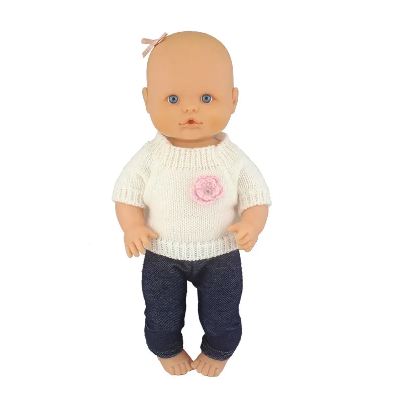 Fashion Doll Sweater Fit For 35cm Nenuco Doll 14inch Nenuco Baby Doll Clothes And Accessories
