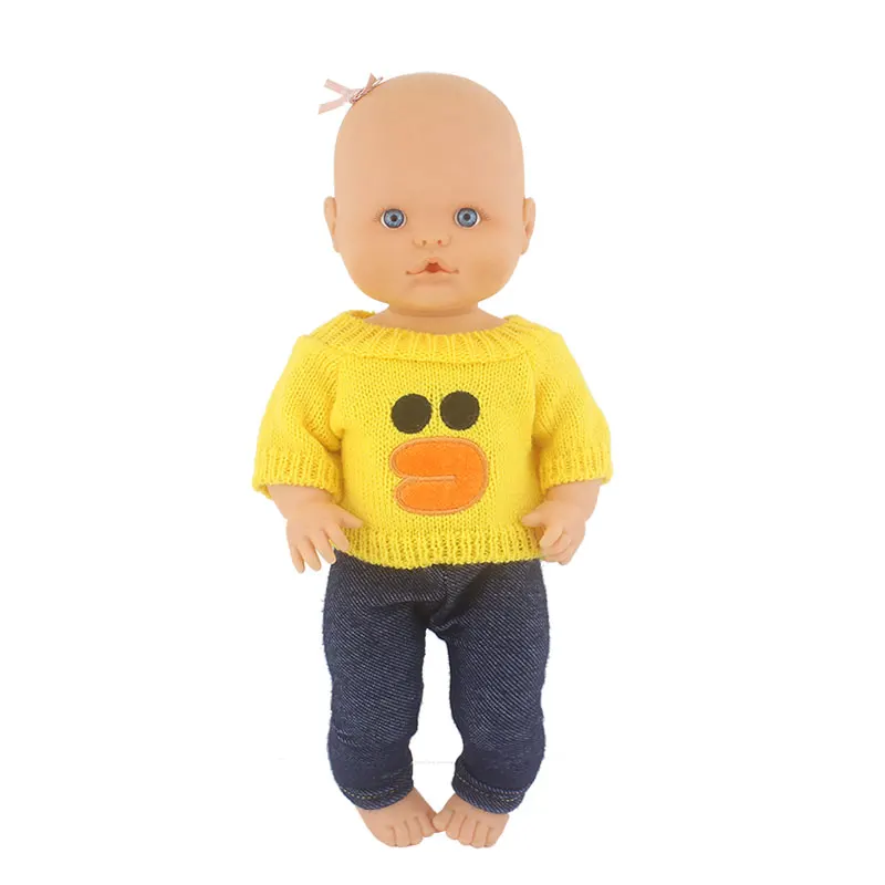 Fashion Doll Sweater Fit For 35cm Nenuco Doll 14inch Nenuco Baby Doll Clothes And Accessories