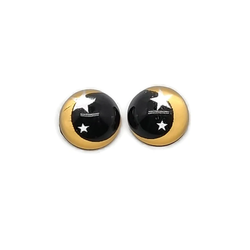 Eyes Animal Ragdoll Toy Eyeball Mixed or pairs 10mm/12mm/20mm/25mm Round photo glass cabochon demo flat back Making findings