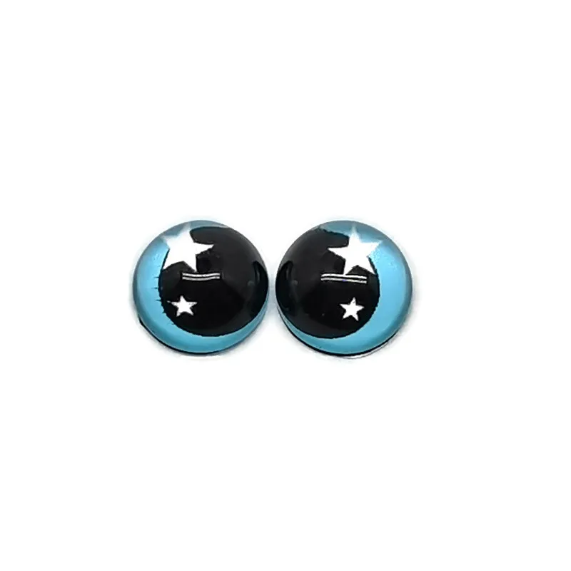 Eyes Animal Ragdoll Toy Eyeball Mixed or pairs 10mm/12mm/20mm/25mm Round photo glass cabochon demo flat back Making findings
