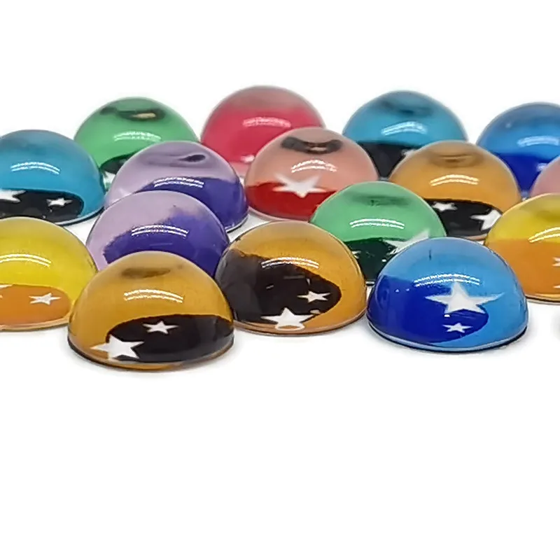 Eyes Animal Ragdoll Toy Eyeball Mixed or pairs 10mm/12mm/20mm/25mm Round photo glass cabochon demo flat back Making findings