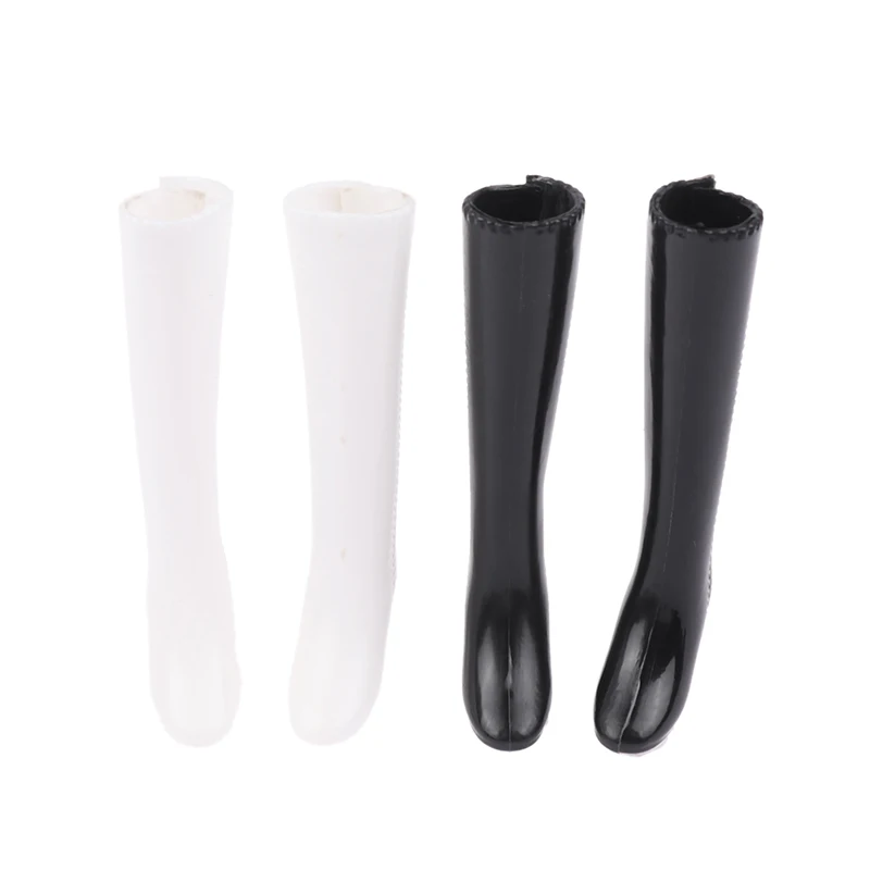 Doll Shoes Boots Kids DIY Playing Doll Accessories Shoes White Black Doll Decors Girl Collection Toys For 30cm Dolls 1/6 Dolls