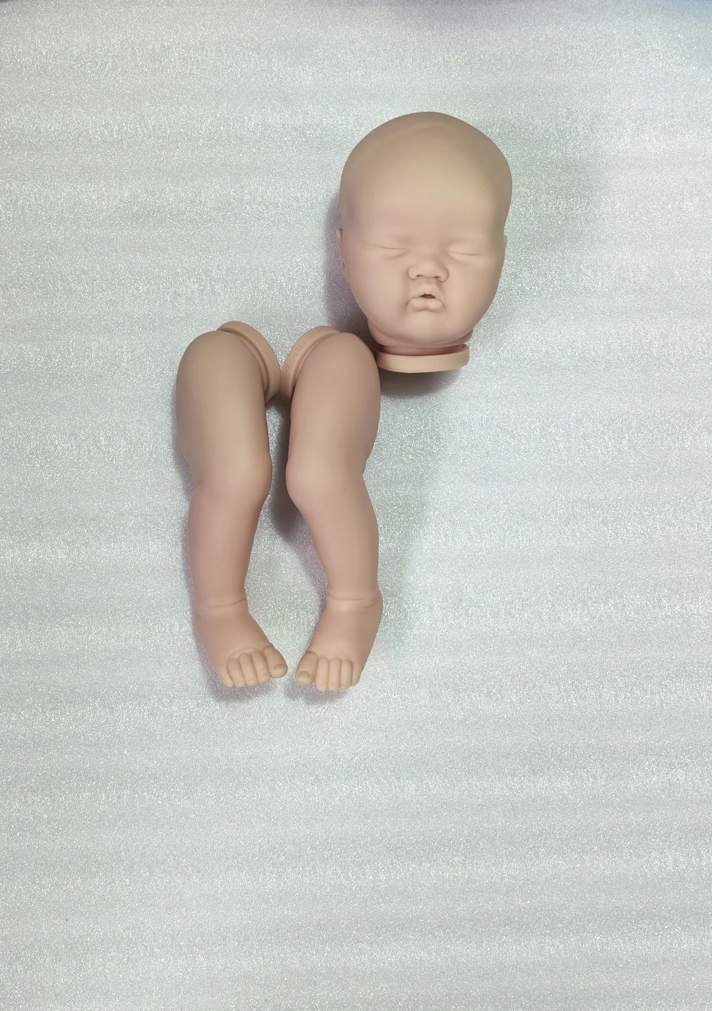 NPK 20inch Reborn Doll Kit ASHIA Cute Sleeping Baby Lifelike Soft Touch