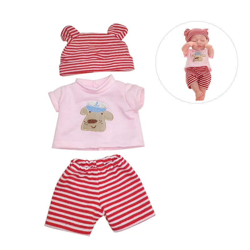 Yeezwood Doll Clothes for 12inch 30cm Reborn Baby Doll Newborn Baby Dolls Dress Up DIY Dolls Accessories Cute Outfits Set