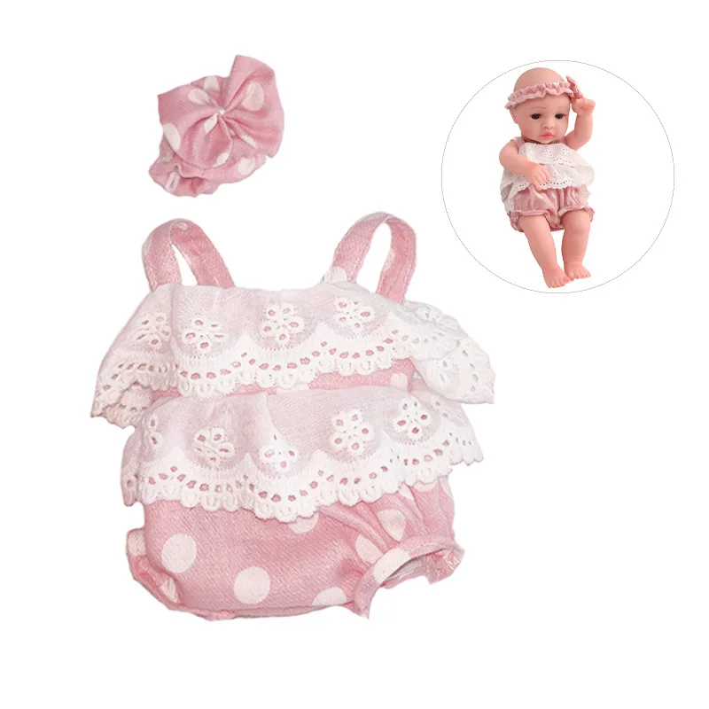 Yeezwood Doll Clothes for 12inch 30cm Reborn Baby Doll Newborn Baby Dolls Dress Up DIY Dolls Accessories Cute Outfits Set