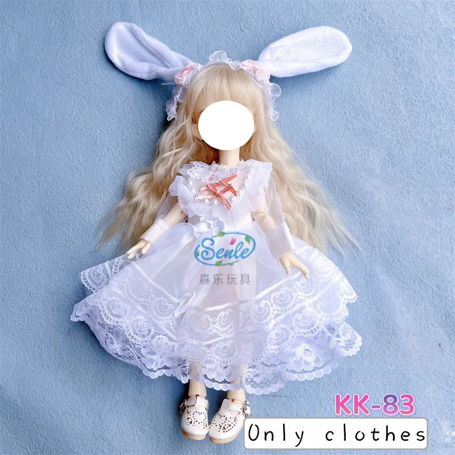 Pretty KK Dress Princess Clothes for 30cm 1/6 Bjd DIY Doll Dress Up Clothing Dolls Skirt Cute Casual Suit Socks Toy Accessories