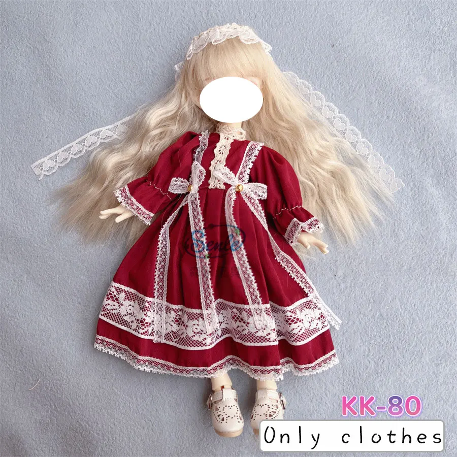 Pretty KK Dress Princess Clothes for 30cm 1/6 Bjd DIY Doll Dress Up Clothing Dolls Skirt Cute Casual Suit Socks Toy Accessories