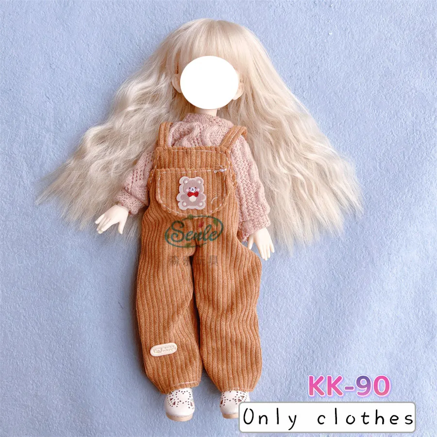 Pretty KK Dress Princess Clothes for 30cm 1/6 Bjd DIY Doll Dress Up Clothing Dolls Skirt Cute Casual Suit Socks Toy Accessories