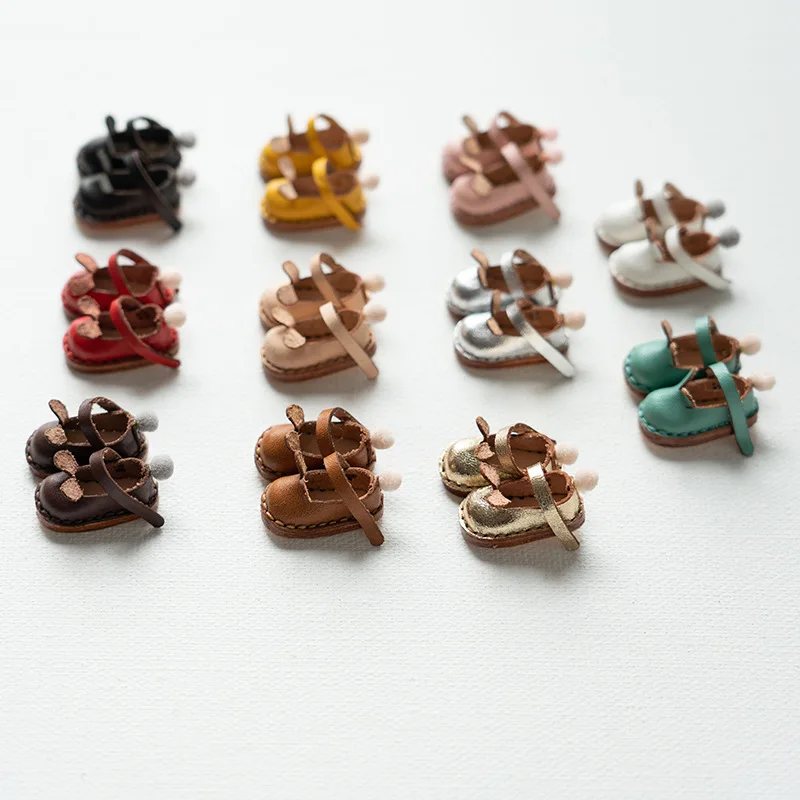 Ob22 Cow Leather Shoes Ob24 Rabbit Ears Shoes Cute Blyth Magnet Buckle Shoes For Licca Azones Ob24 Ob22 Doll Body