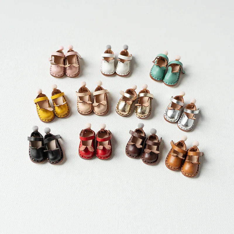Ob22 Cow Leather Shoes Ob24 Rabbit Ears Shoes Cute Blyth Magnet Buckle Shoes For Licca Azones Ob24 Ob22 Doll Body