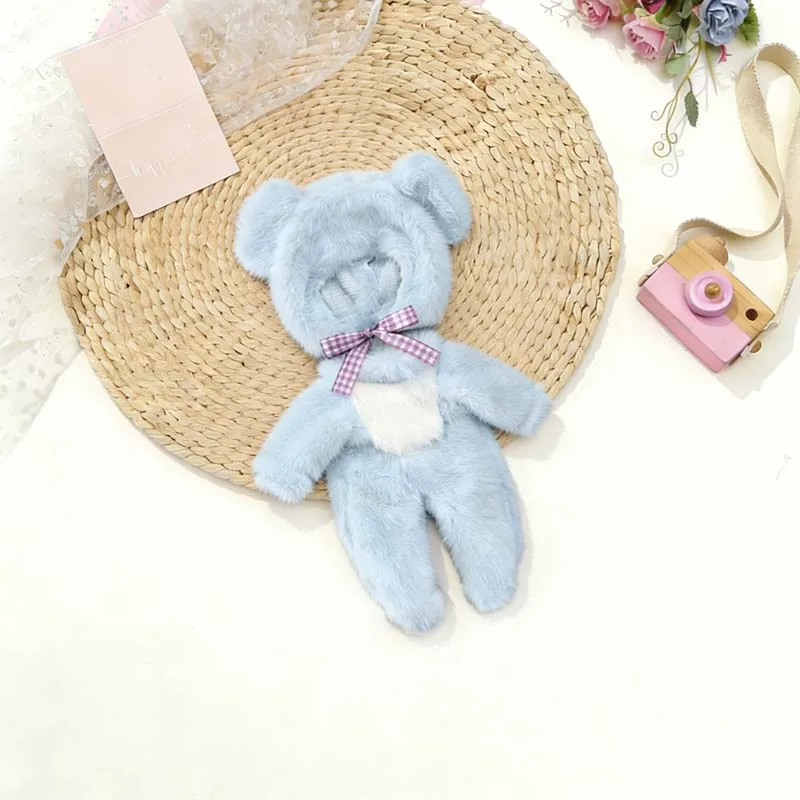 Dolls Clothes for 20cm Baby Dolls DIY Doll Accessories for 20cm Dolls Sweater Jumpsuite Clothes for Mini Reborn Baby Dolls