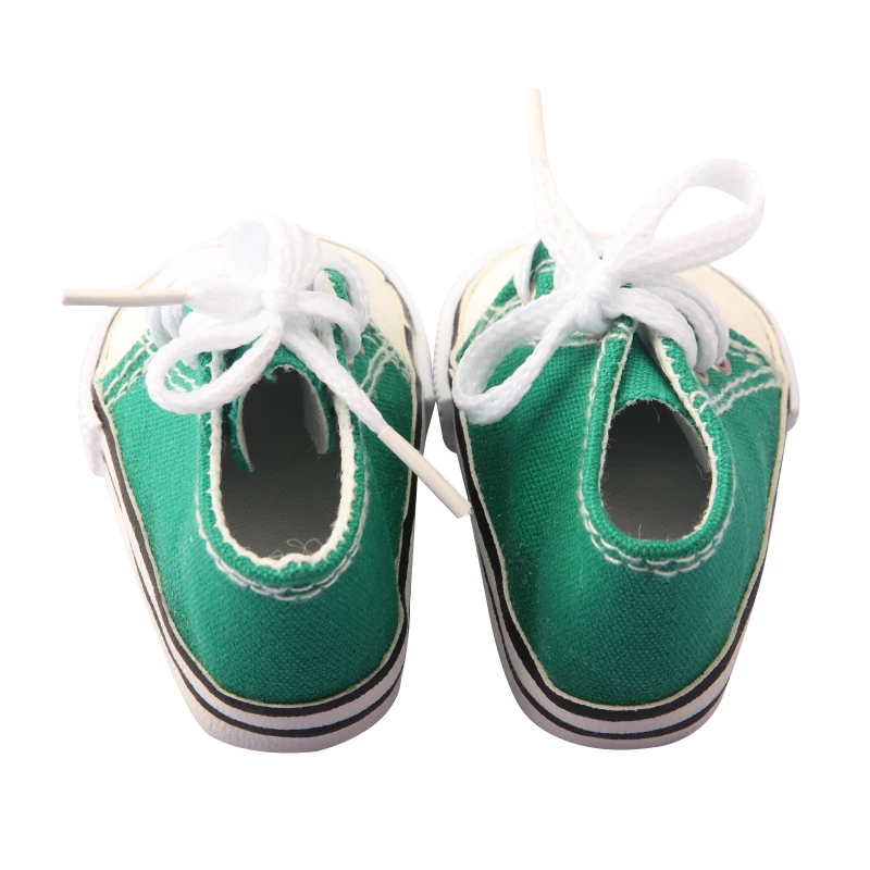 7cm Flower Canvas Clothes Doll Shoes Sunglasses Bag Sneakers Fit For 18 Inch American&43cm Baby New Born Girl,OG 1/3 Dolls Toy