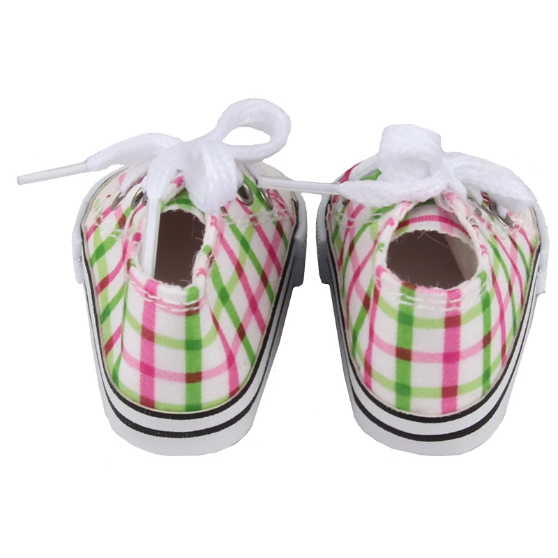 7cm Flower Canvas Clothes Doll Shoes Sunglasses Bag Sneakers Fit For 18 Inch American&43cm Baby New Born Girl,OG 1/3 Dolls Toy