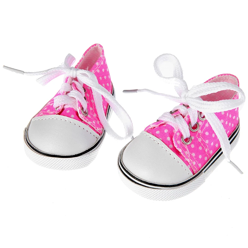 7cm Flower Canvas Clothes Doll Shoes Sunglasses Bag Sneakers Fit For 18 Inch American&43cm Baby New Born Girl,OG 1/3 Dolls Toy