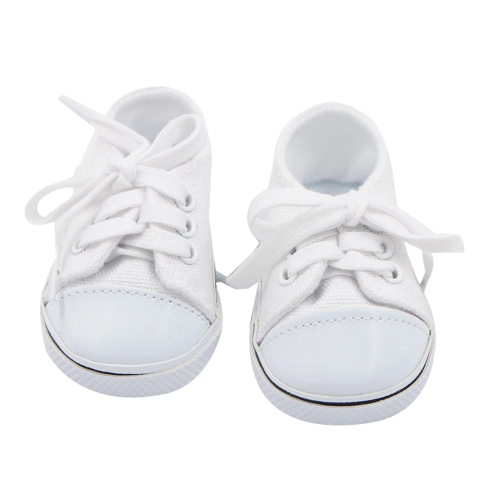 7cm Flower Canvas Clothes Doll Shoes Sunglasses Bag Sneakers Fit For 18 Inch American&43cm Baby New Born Girl,OG 1/3 Dolls Toy
