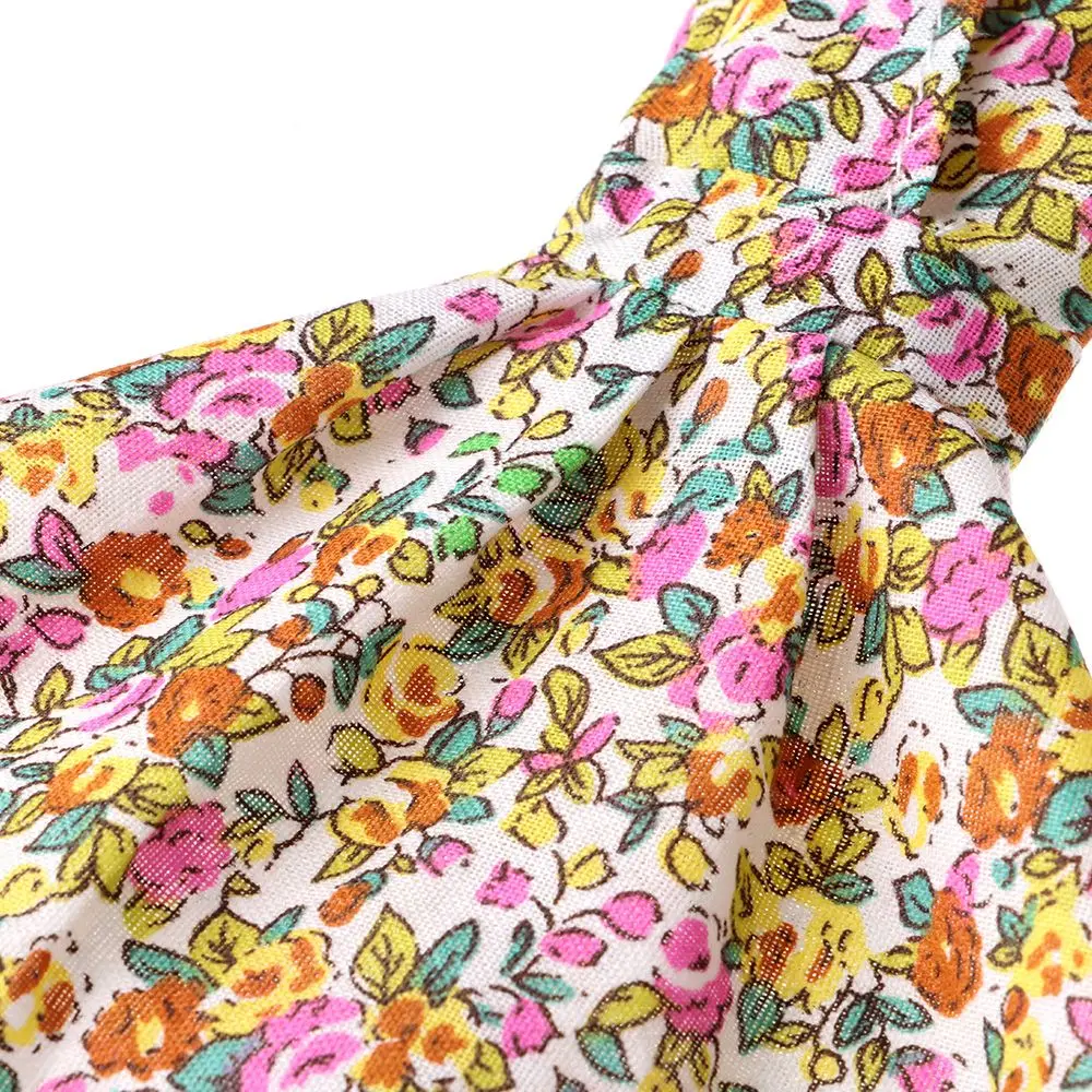 Fashion Doll Dress Girl Floral Clothes Handmade Doll Floral Dresses For 30cm Doll Accessories