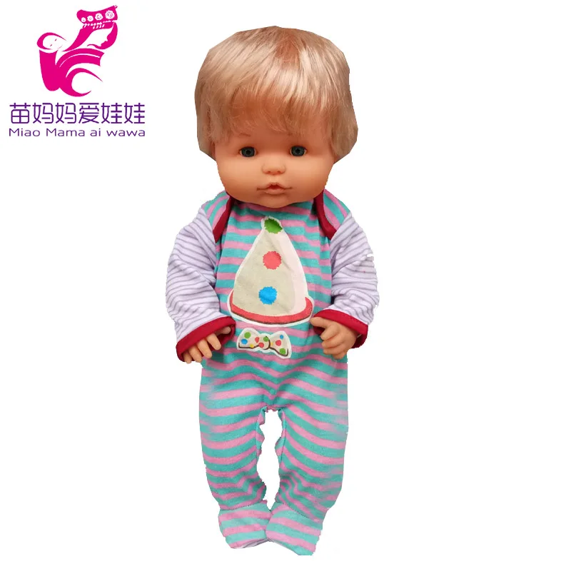 16 Inch Reborn Baby Doll Clothes for 35cm Nenuco Ropa Y Su Hermanita Doll Romper Accessories