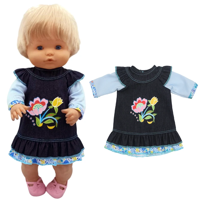 16 Inch Reborn Baby Doll Clothes for 35cm Nenuco Ropa Y Su Hermanita Doll Romper Accessories