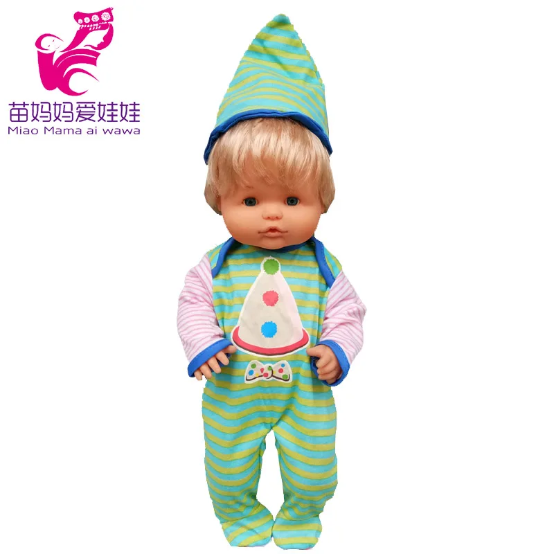16 Inch Reborn Baby Doll Clothes for 35cm Nenuco Ropa Y Su Hermanita Doll Romper Accessories