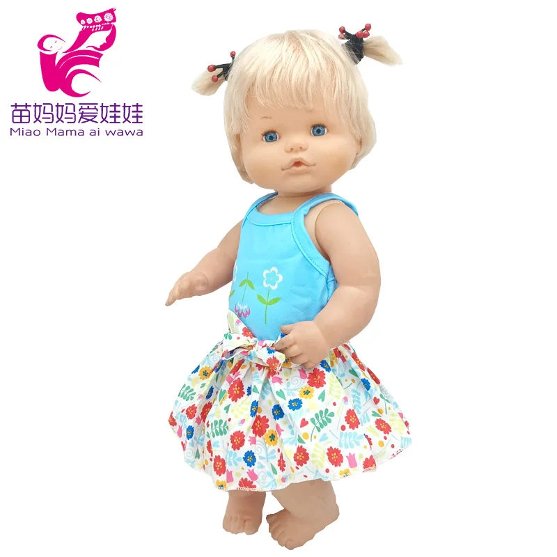 16 Inch Reborn Baby Doll Clothes for 35cm Nenuco Ropa Y Su Hermanita Doll Romper Accessories