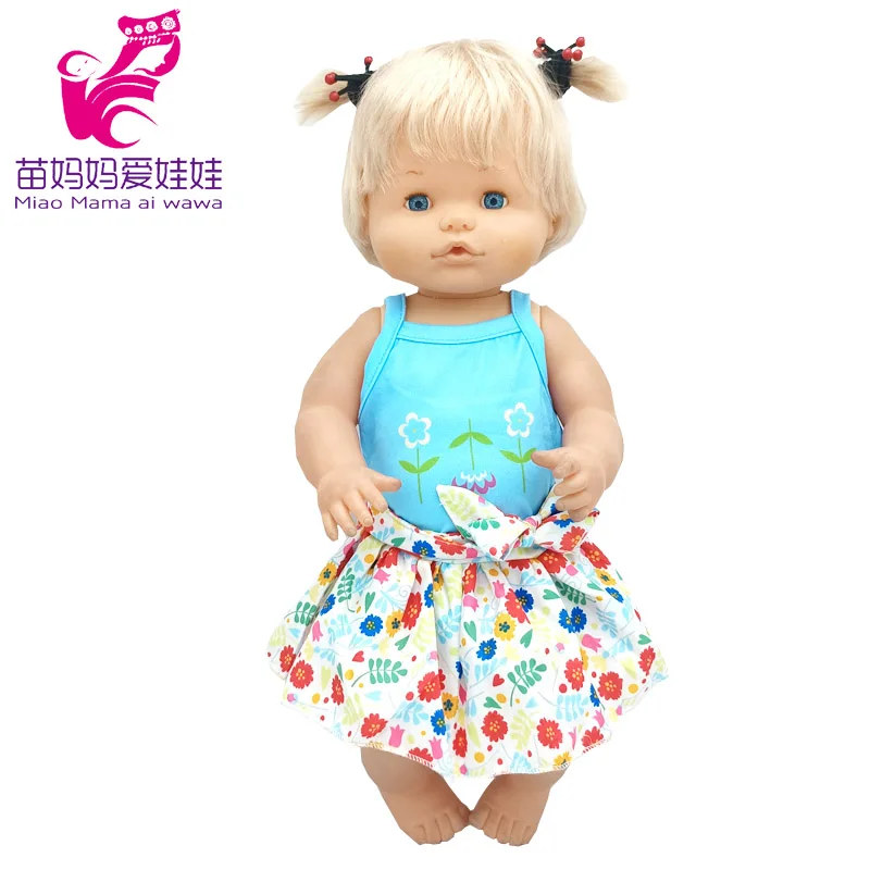 16 Inch Reborn Baby Doll Clothes for 35cm Nenuco Ropa Y Su Hermanita Doll Romper Accessories
