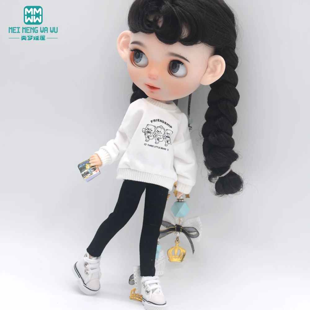 1pcs 28-30cm Blyth Doll Clothes Fashion Sportswear Suit for Blyth Azone OB23 OB24 Doll Accessories