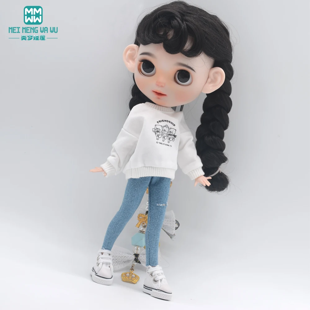 1pcs 28-30cm Blyth Doll Clothes Fashion Sportswear Suit for Blyth Azone OB23 OB24 Doll Accessories