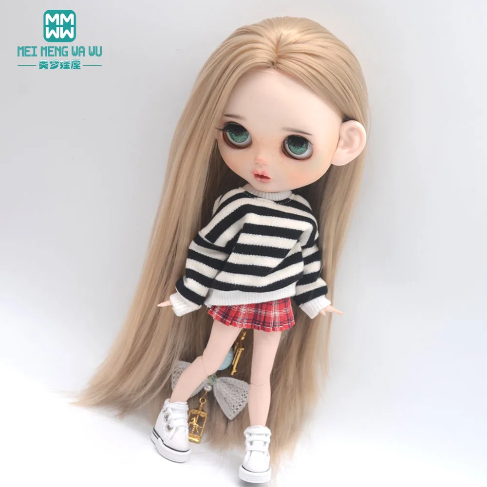 1pcs 28-30cm Blyth Doll Clothes Fashion Sportswear Suit for Blyth Azone OB23 OB24 Doll Accessories