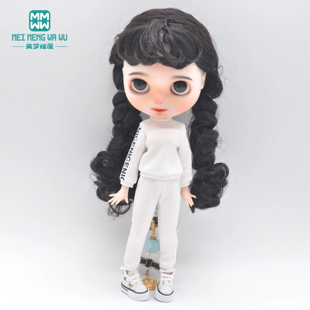 1pcs 28-30cm Blyth Doll Clothes Fashion Sportswear Suit for Blyth Azone OB23 OB24 Doll Accessories