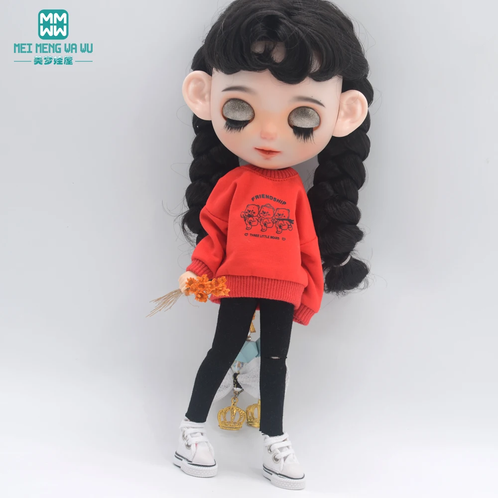 1pcs 28-30cm Blyth Doll Clothes Fashion Sportswear Suit for Blyth Azone OB23 OB24 Doll Accessories