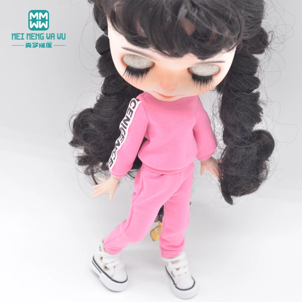 1pcs 28-30cm Blyth Doll Clothes Fashion Sportswear Suit for Blyth Azone OB23 OB24 Doll Accessories