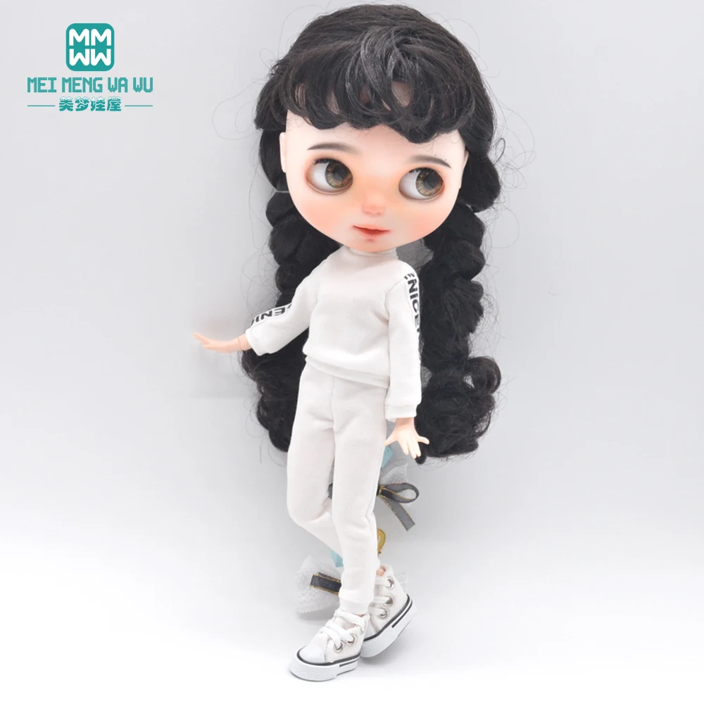 1pcs 28-30cm Blyth Doll Clothes Fashion Sportswear Suit for Blyth Azone OB23 OB24 Doll Accessories
