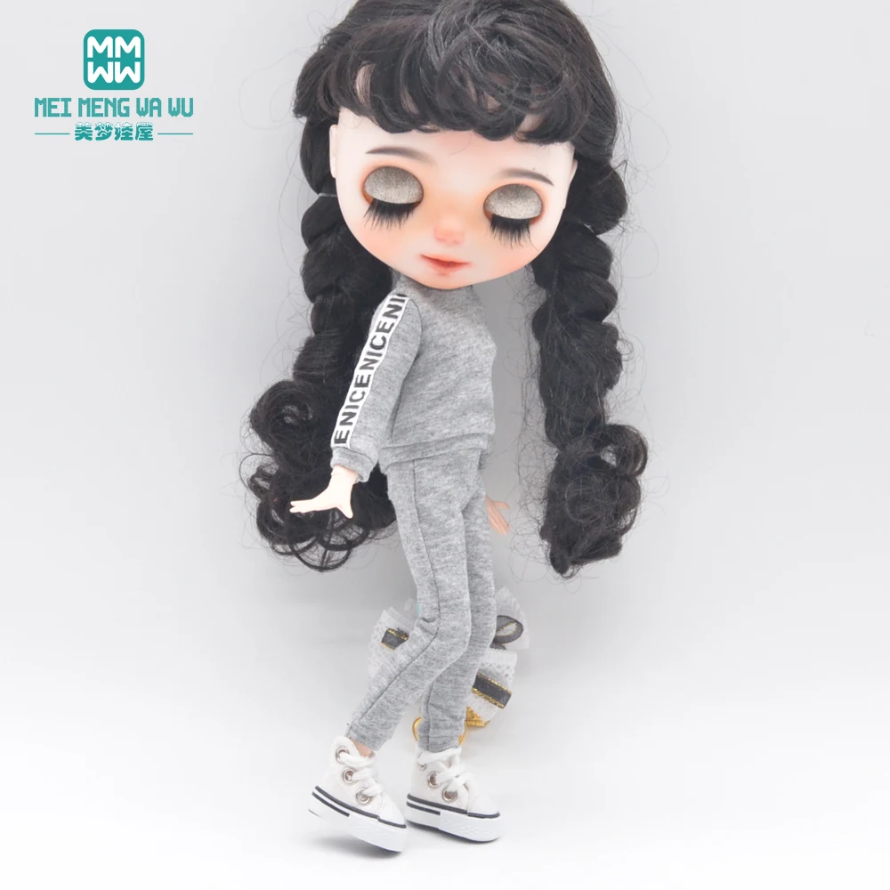 1pcs 28-30cm Blyth Doll Clothes Fashion Sportswear Suit for Blyth Azone OB23 OB24 Doll Accessories